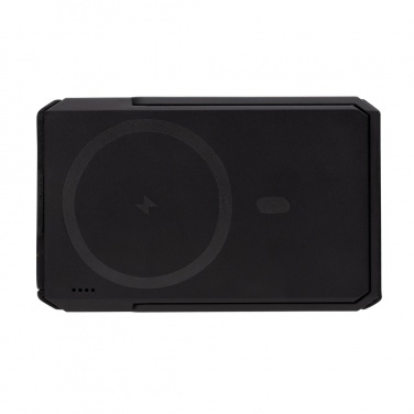 Logotrade promotional gift image of: Skywave RCS rplastic solar powerbank 5000 mAh 10W wireless
