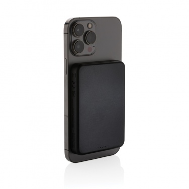 Logotrade promotional merchandise picture of: Magnetix RCS recycled plastic 5000 mah magnetic powerbank