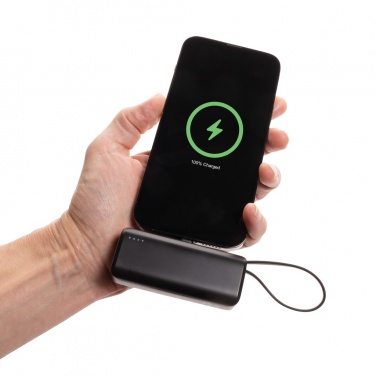 Logo trade promotional products picture of: Powerlink RCS rplastic 3000 mAh powerbank iOS connector