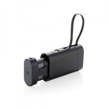 Logo trade promotional merchandise picture of: CycleCell 10,000 mah removable battery powerbank