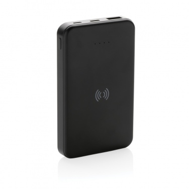 Logotrade promotional gift picture of: RCS recycled plastic 5.000 mAh 5W wireless powerbank