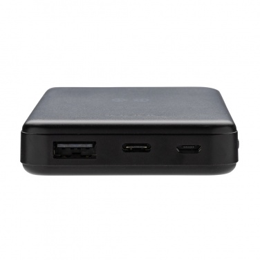 Logo trade advertising products picture of: RCS recycled plastic 5.000 mAh 5W wireless powerbank