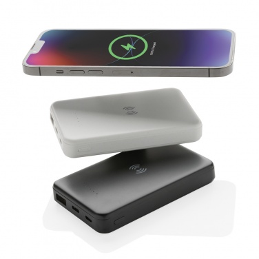 Logotrade promotional merchandise image of: RCS recycled plastic 5.000 mAh 5W wireless powerbank