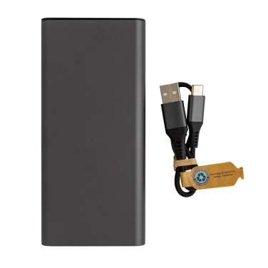 Logotrade advertising product image of: Terra RCS recycled 20W aluminium powerbank 20.000 mAh