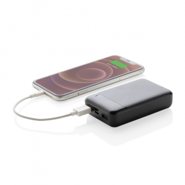 Logo trade promotional products image of: RCS standard recycled plastic 10.000 mAh powerbank