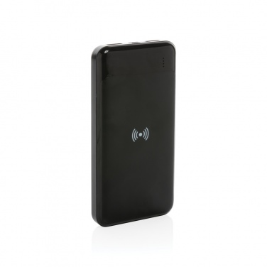 Logotrade promotional products photo of: RCS standard recycled plastic wireless powerbank