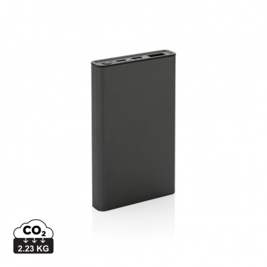 Logotrade corporate gift picture of: Terra RCS recycled aluminium powerbank 5.000 mAh