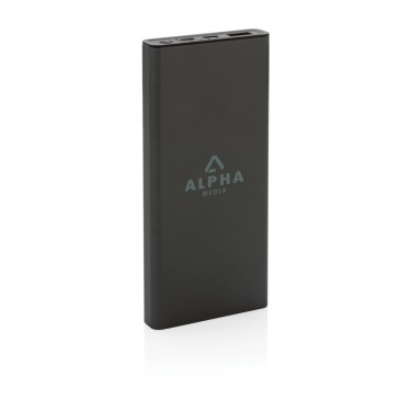 Logotrade promotional merchandise photo of: Terra RCS recycled 18W aluminium powerbank 10.000 mAh