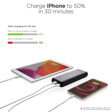 Logotrade promotional giveaway image of: Urban Vitamin Pasadena 20.000 mAh 18W PD powerbank