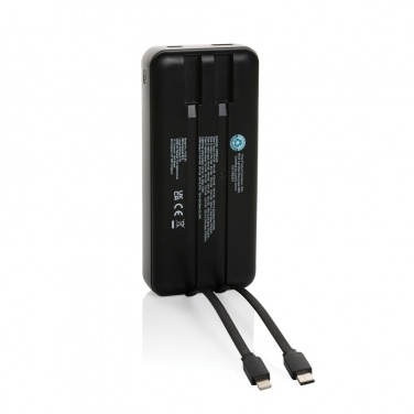 Logo trade promotional product photo of: Gridley RCS rplastic 20000 65W laptop powerbank