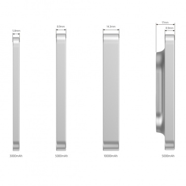 Logotrade promotional merchandise photo of: Urban Vitamin Malibu RCS plastic/alu 5000 mah powerbank