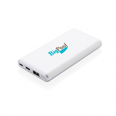 Logotrade promotional merchandise photo of: Ultra fast 10.000 mAh powerbank with PD