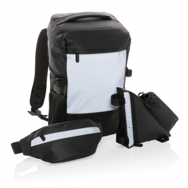 Logotrade business gift image of: PU high visibility bike frame bag with bottle holder