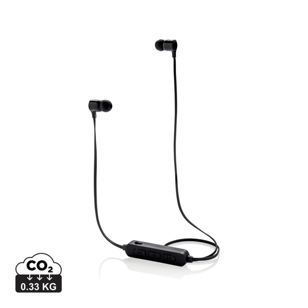 Logo trade promotional giveaways picture of: Light up logo wireless earbuds