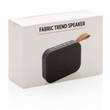 Logo trade promotional giveaways picture of: Fabric trend speaker