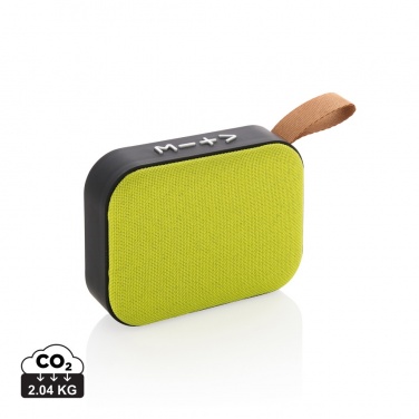 Logo trade promotional products image of: Fabric trend speaker