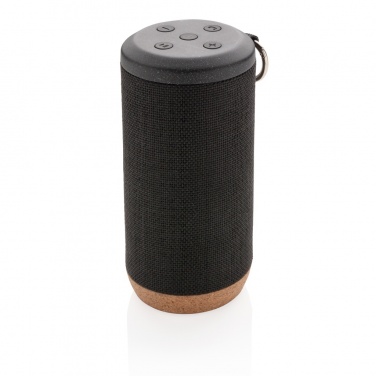 Logo trade promotional merchandise picture of: Baia 10W wireless speaker, cork