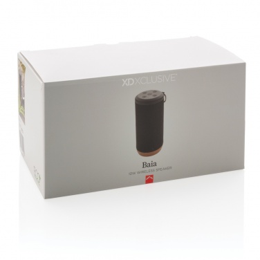 Logotrade corporate gift image of: Baia 10W wireless speaker, cork