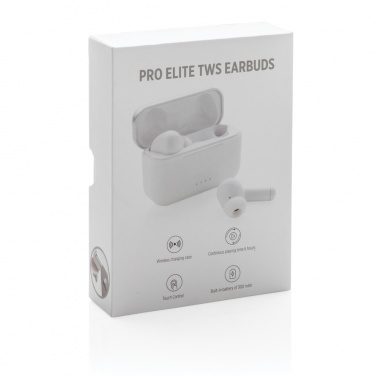 Logo trade advertising products image of: Pro Elite TWS earbuds