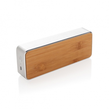 Logotrade promotional item image of: Nevada Bamboo 3W wireless speaker