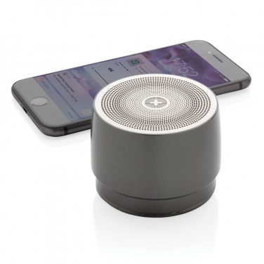 Logo trade promotional products picture of: Swiss peak 5W wireless bass speaker