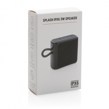 Logotrade promotional item image of: Splash IPX6 3W speaker