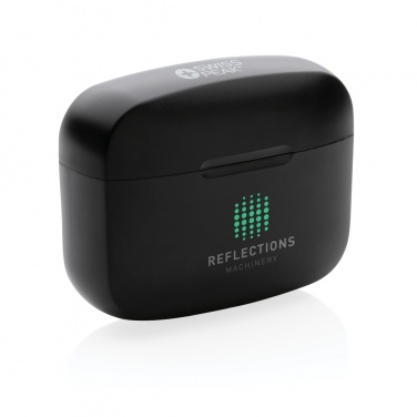 Logo trade promotional merchandise image of: Swiss Peak ANC TWS earbuds