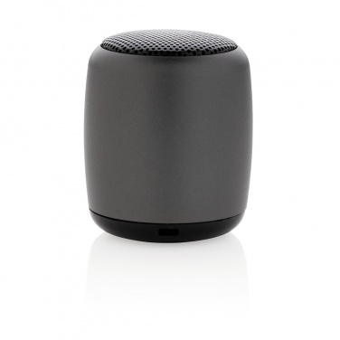 Logo trade promotional giveaway photo of: Mini aluminium wireless speaker