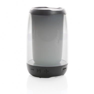 Logo trade promotional products picture of: RCS recycled plastic Lightboom 5W speaker