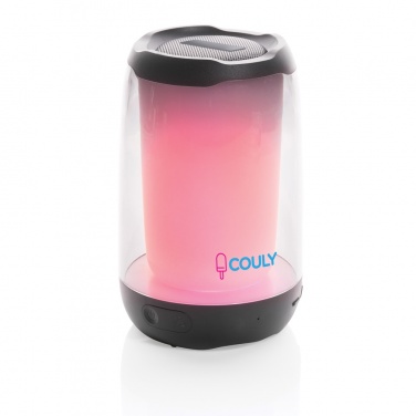 Logo trade corporate gift photo of: RCS recycled plastic Lightboom 5W speaker