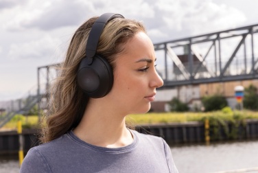 Logo trade promotional item photo of: Urban Vitamin Cupertino RCS rplastic ANC headphone
