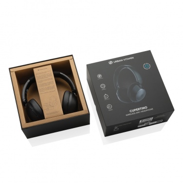 Logotrade promotional item picture of: Urban Vitamin Cupertino RCS rplastic ANC headphone