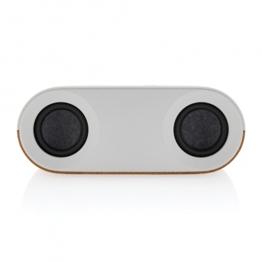Logotrade corporate gift image of: Oregon RCS recycled plastic and cork 10W speaker