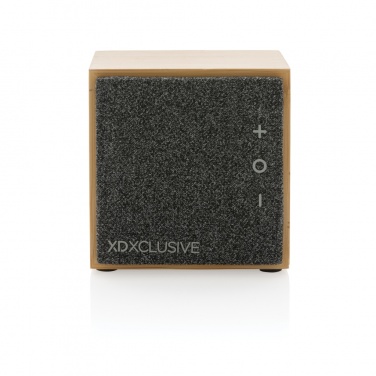 Logotrade promotional item image of: Wynn 5W bamboo wireless speaker