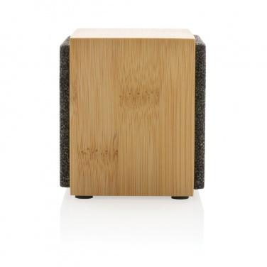 Logotrade advertising products photo of: Wynn 5W bamboo wireless speaker