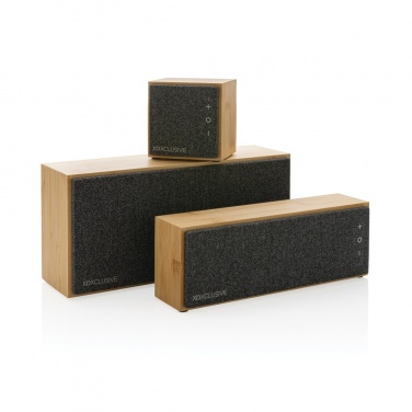 Logo trade promotional merchandise image of: Wynn 5W bamboo wireless speaker
