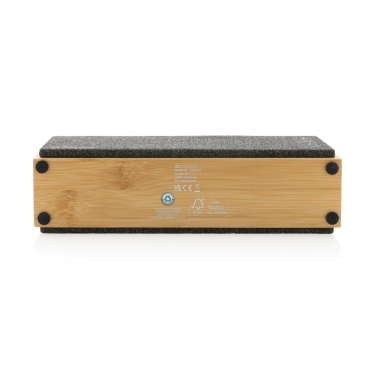Logo trade promotional products image of: Wynn 10W bamboo wireless speaker