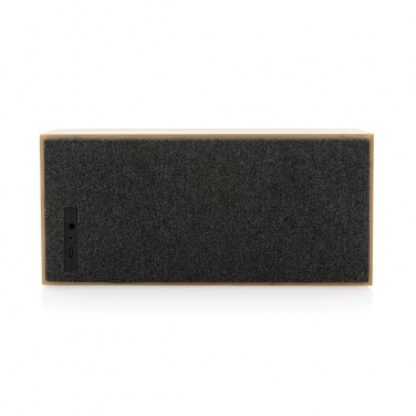 Logo trade promotional products image of: Wynn 20W bamboo wireless speaker