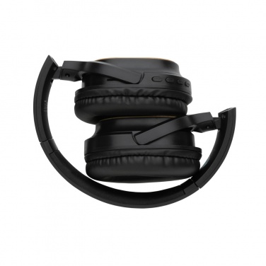 Logo trade promotional giveaways picture of: RCS and bamboo Elite Foldable wireless headphone
