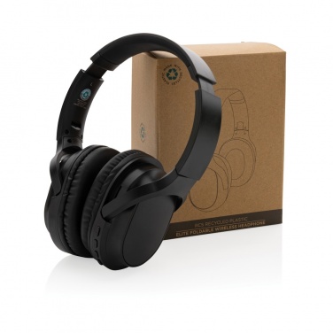 Logotrade promotional merchandise photo of: RCS recycled plastic Elite Foldable wireless headphone