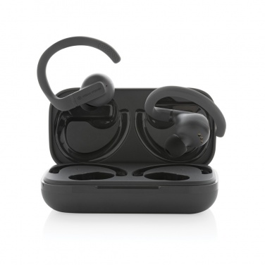 Logo trade promotional giveaways picture of: Urban Vitamin Pacifica RCS rplastic earbuds