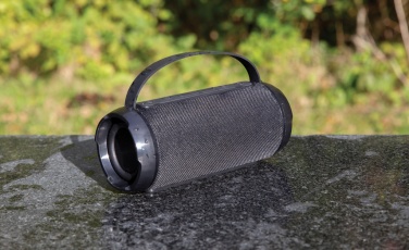 Logotrade promotional product image of: RCS recycled plastic Soundboom waterproof 6W speaker