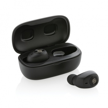 Logo trade promotional items image of: Urban Vitamin Palm Springs RCS rplastic ENC earbuds