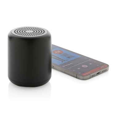 Logo trade promotional items picture of: RCS certified recycled plastic 5W Wireless speaker