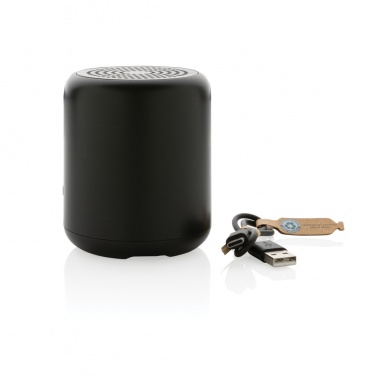 Logotrade promotional item picture of: RCS certified recycled plastic 5W Wireless speaker