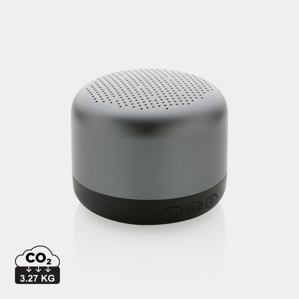 Logo trade corporate gifts picture of: Terra RCS recycled aluminium 5W wireless speaker