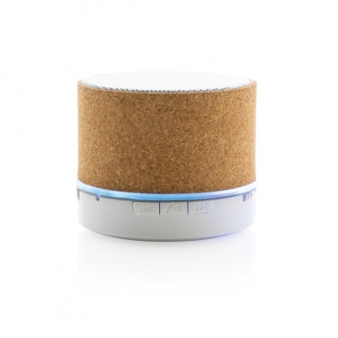 Logo trade business gift photo of: Cork 3W wireless speaker