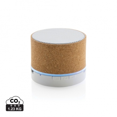 Logo trade advertising products image of: Cork 3W wireless speaker