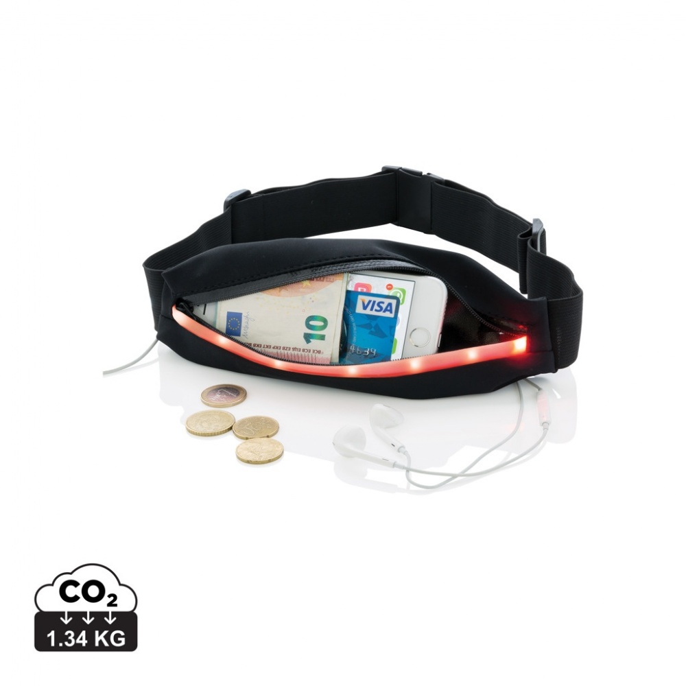Logotrade promotional items photo of: Running belt with LED