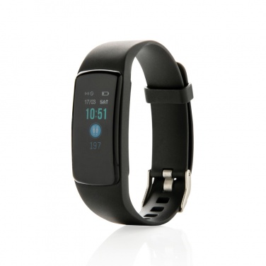 Logo trade advertising products image of: Stay Fit with heart rate monitor